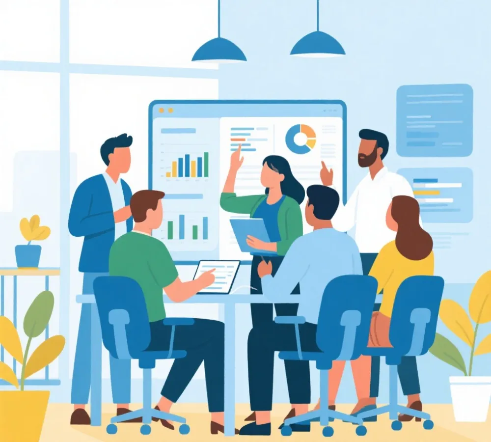 业务闭环与模块协同示意